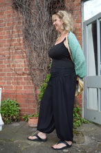Load image into Gallery viewer, Black Italian Yoga/Lounge Pants  www.karmaripon.co.uk