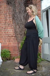 Black Italian Yoga/Lounge Pants  www.karmaripon.co.uk
