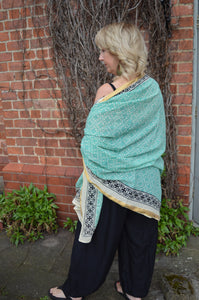 Indian block printed Spring Scarfs/shawl www.karmaripon.co.uk