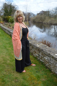 Indian block printed Spring Scarfs/shawl