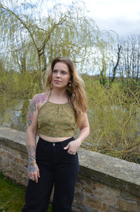 Sage Reversible Choli Top www.karmaripon.co.uk