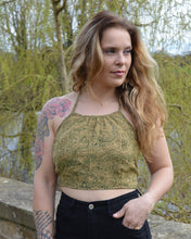 Load image into Gallery viewer, Sage Reversible Choli Top www.karmaripon.co.uk