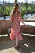 Load image into Gallery viewer, Pink &amp; Orange Spanish Dress www.karmaripon.co.uk