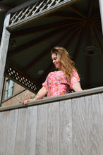 Load image into Gallery viewer, Pink &amp; Orange Spanish Dress www.karmaripon.co.uk