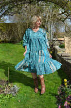 Load image into Gallery viewer, Anika Flowy Cotton Dress  www.karmaripon.co.uk