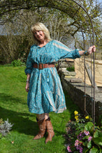 Load image into Gallery viewer, Anika Flowy Cotton Dress  www.karmaripon.co.uk