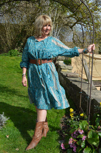 Anika Flowy Cotton Dress  www.karmaripon.co.uk