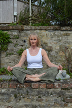 Load image into Gallery viewer, Tanvi Sage Jute Trousers  www.karmaripon.co.uk