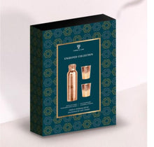 Load image into Gallery viewer, Copper bottle &amp; cup gift set