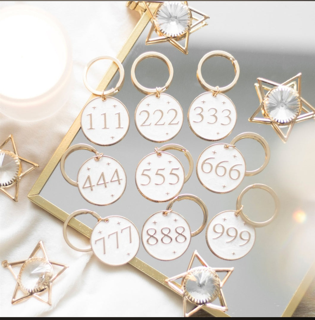 Angel Number Keyrings