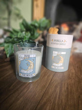 Load image into Gallery viewer, Vanilla scented candle &#39;XVIII The Moon&#39; 

www.karmaripon.co.uk