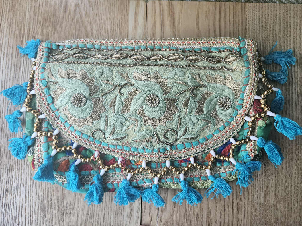 Handmade Shoulder Bandani Bag www.karmaripon.co.uk