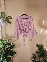 Load image into Gallery viewer, Repurposed Sari Butterfly Top www.karmaripon.co.uk