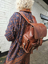 Load image into Gallery viewer, Leather Backpack www.karmaripon.co.uk