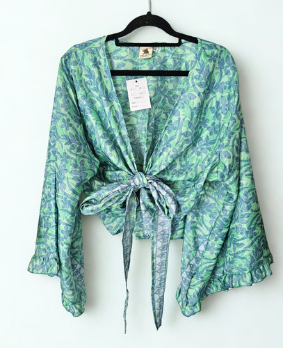  Repurposed Sari butterfly Top UK-14-18www.karmaripon.co.uk