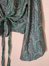 Load image into Gallery viewer, Repurposed Sari Butterfly Top www.karmaripon.co.uk