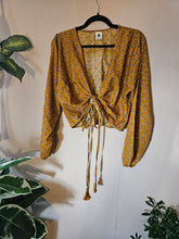 Load image into Gallery viewer, Repurposed Sari Butterfly Top www.karmaripon.co.uk