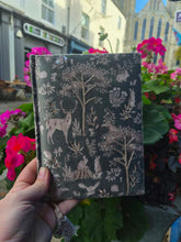Load image into Gallery viewer, Velvet Embroidered Journal www.karmaripon.co.uk