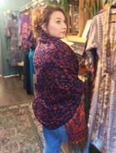 Load image into Gallery viewer, Warm indian shawl with tassels www.karmaripon.co.uk