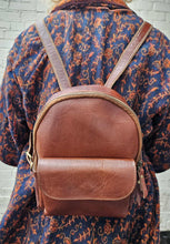 Load image into Gallery viewer, Leather Backpack www.karmaripon.co.uk