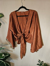 Load image into Gallery viewer, Repurposed Sari Butterfly Top www.karmaripon.co.uk