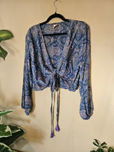 Load image into Gallery viewer, Repurposed Sari Butterfly Top www.karmaripon.co.uk