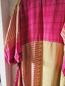 Repurposed Sari Kimono www.karmaripon.co.uk