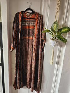 Repurposed Sari Kimono www.karmaripon.co.uk