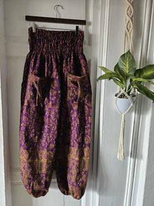 Boho Fleece trousers www.karmaripon.co.uk