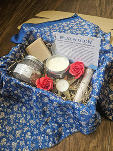 Relax & Glow Bath Time Giftset www.karmaripon.co.uk