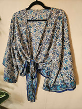 Load image into Gallery viewer, Repurposed Sari Butterfly Top www.karmaripon.co.uk