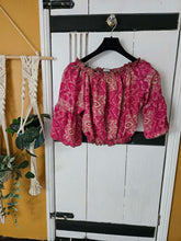 Load image into Gallery viewer, boho crop top Nila  UK 8-14 www.karmaripon.co.uk