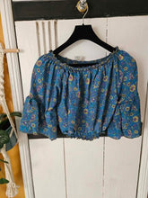Load image into Gallery viewer, boho crop top Nila  UK 8-14 www.karmaripon.co.uk