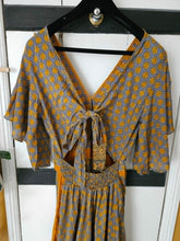 Load image into Gallery viewer, Shilpa Open-Back Sari Dress – UK 8–14 www.karmaripon.co..uk
