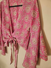 Load image into Gallery viewer, Repurposed Sari Butterfly Top www.karmaripon.co.uk