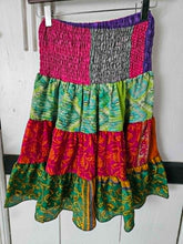 Load image into Gallery viewer, Repurposed Sari Kavita Skirt www.karmaripon.co.uk