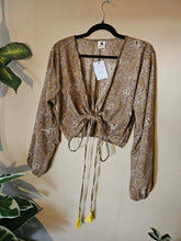Load image into Gallery viewer, Repurposed Sari Butterfly Top www.karmaripon.co.uk