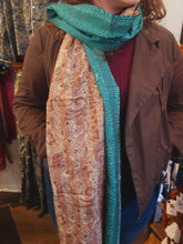 Load image into Gallery viewer, Kantha Stitch Scarf www.karmaripon.co.uk