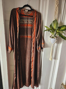Repurposed Sari Kimono www.karmaripon.co.uk