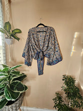Load image into Gallery viewer, Repurposed Sari Butterfly Top www.karmaripon.co.uk