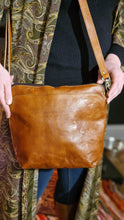 Load image into Gallery viewer, Ladies tan leather handbag www.karmaripon.co.uk