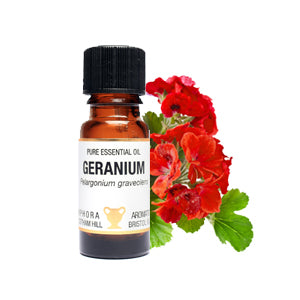 Geranium Pure Essential oil www.karmaripon.co.uk