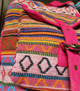 Colourful back pack from www.karmaripon.co.uk