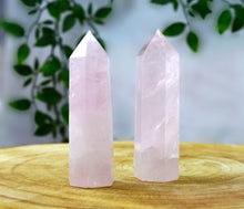 Load image into Gallery viewer, rose quartz crystal point www.karmaripon.co.uk