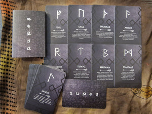 Rune Oracle Card Deck. www.karmaripon.co.uk