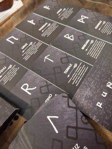 Rune Oracle Card Deck. www.karmaripon.co.uk
