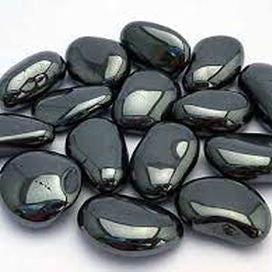 Haematite Tumble stone www.karmaripon.co.uk