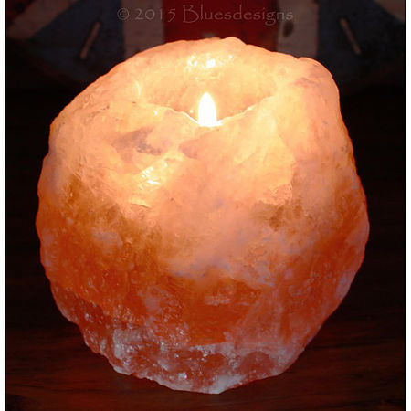 Himalayan Salt Tealight Holder www.karmaripon.co.uk