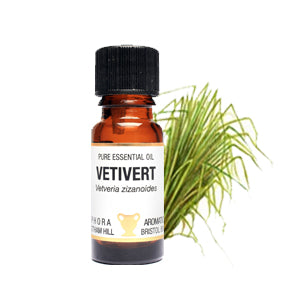 Vetivert Pure Essential oil www.karmaripon.co.uk