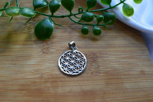 Flower of Life Pendant www.karmaripon.co.uk